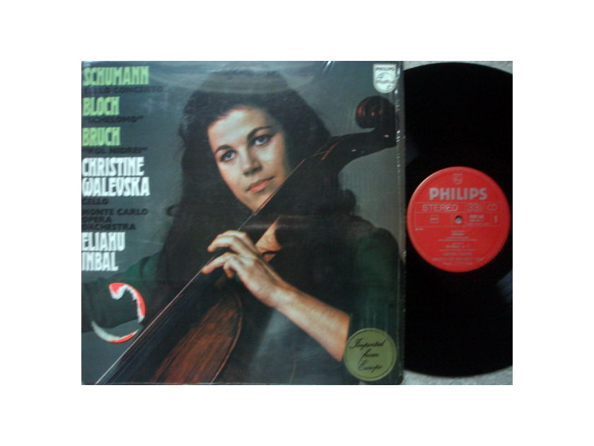 Philips / WALEVSKA, - Schumann Cello Concerto, Bruch Kol Nidrei, MINT!