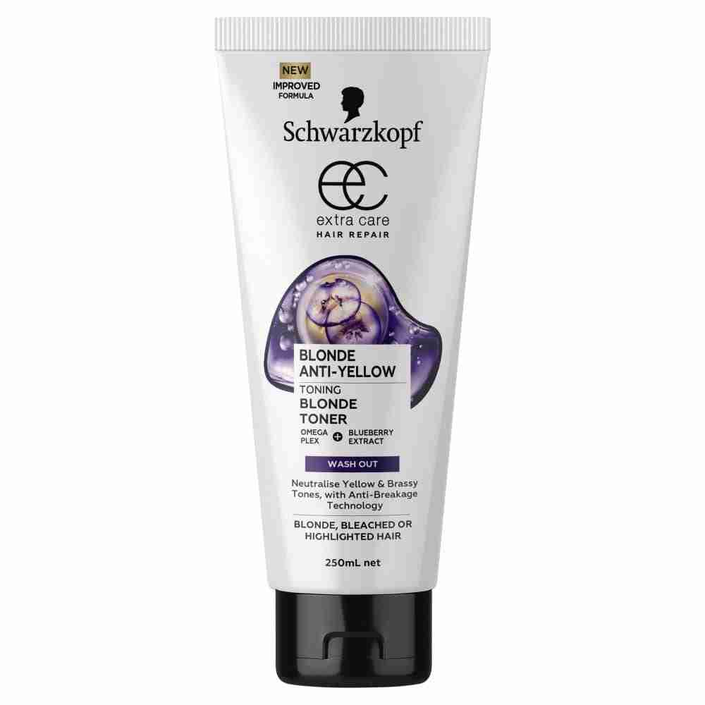 Schwarzkopf Extra Care Blonde Anti-Yellow Toning Blonde Toner 250Ml