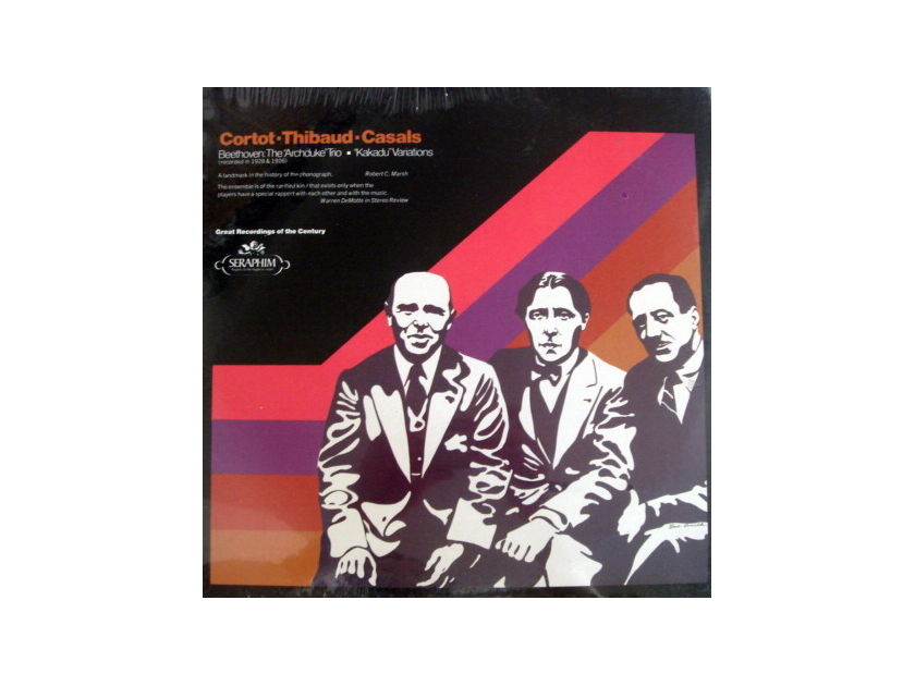 ★Sealed★ EMI SERAPHIM /  - CASALS-THIBAUD-CORTOT, Beethoven Archduke Trio!