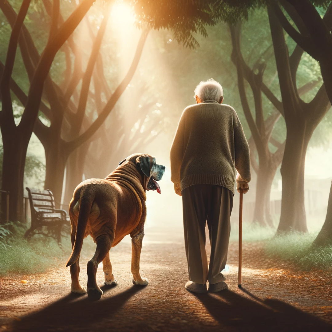 Image of THE OLD MAN & THE DOG