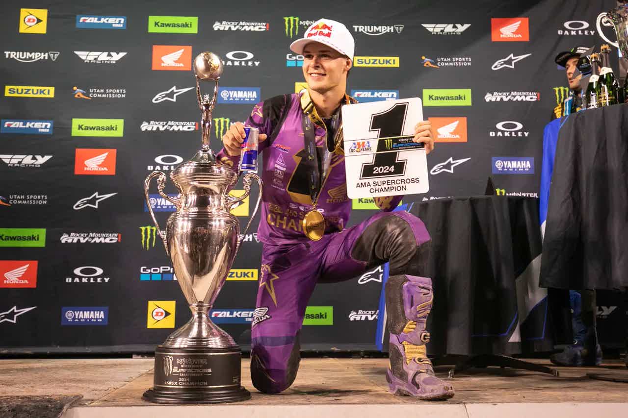 Jett Lawrence campeón AMA Supercross 2024