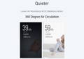 High - volume airflow, low noise - Airdog X5 air purifer