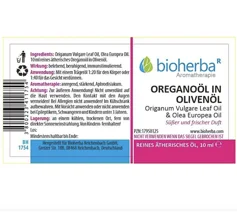 Oreganoöl in Olivenöl Reines ätherisches Öl 10 ml