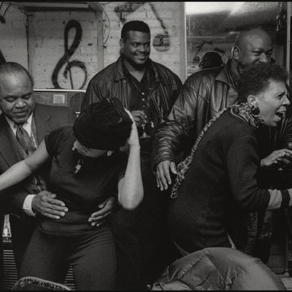 Men and women dancing