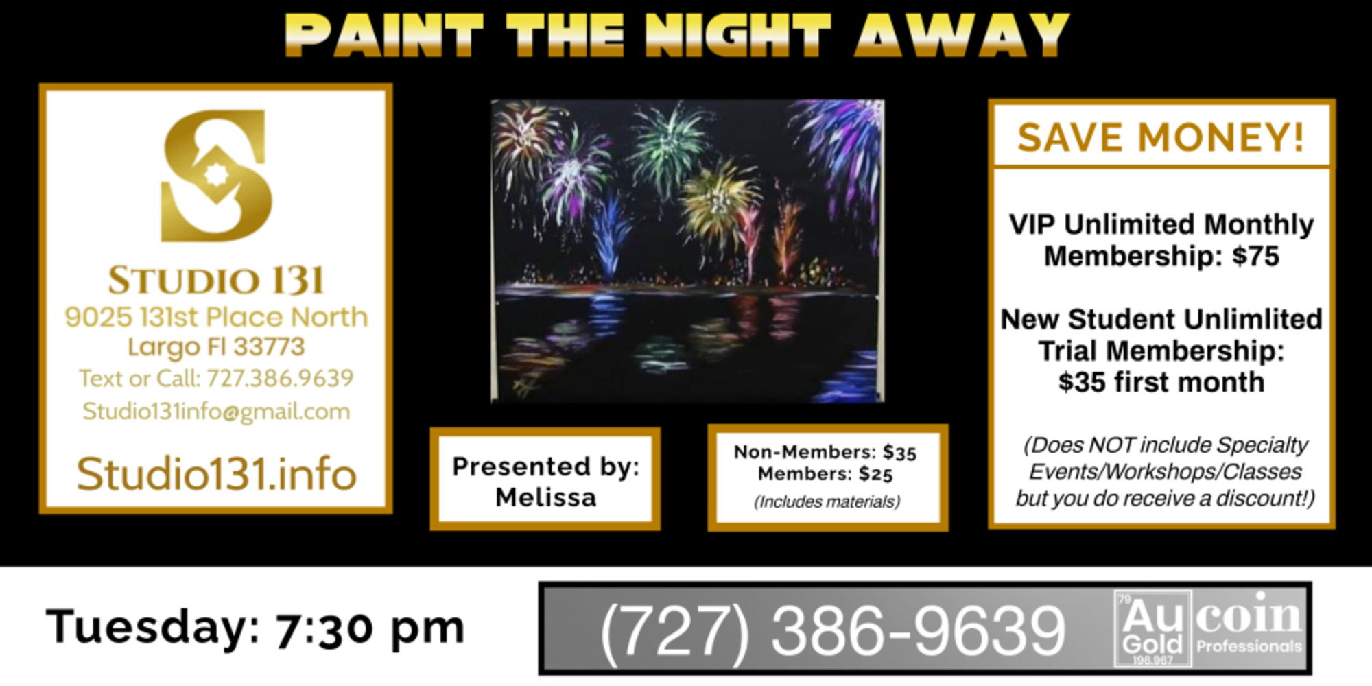 Paint the Night Away with Melissa promotional image