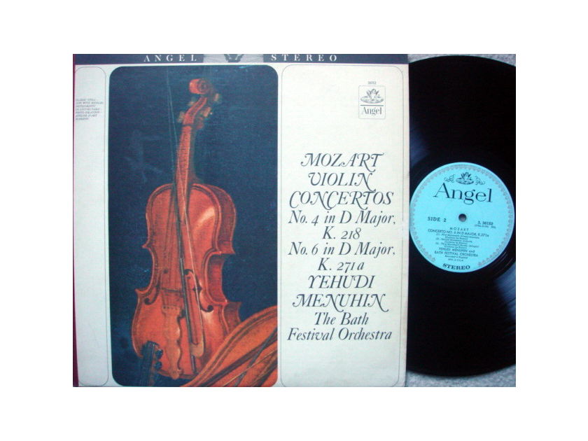 EMI Angel Blue / MENUHIN, - Mozart Violin Concertos No.4 & 6, MINT!