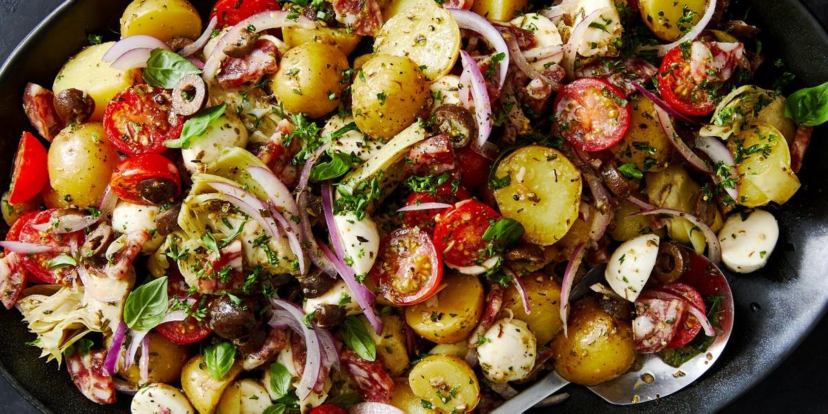 Best Antipasto Potato Salad Recipe - How To Make Antipasto Potato Salad