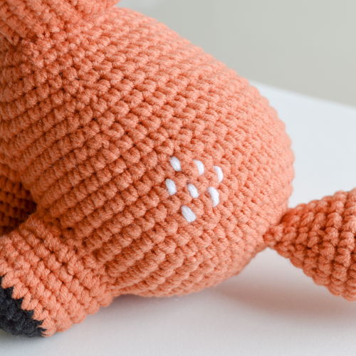 Padrão de crochê Cora, a Raposinha (arquivo PDF do tutorial de amigurumi)