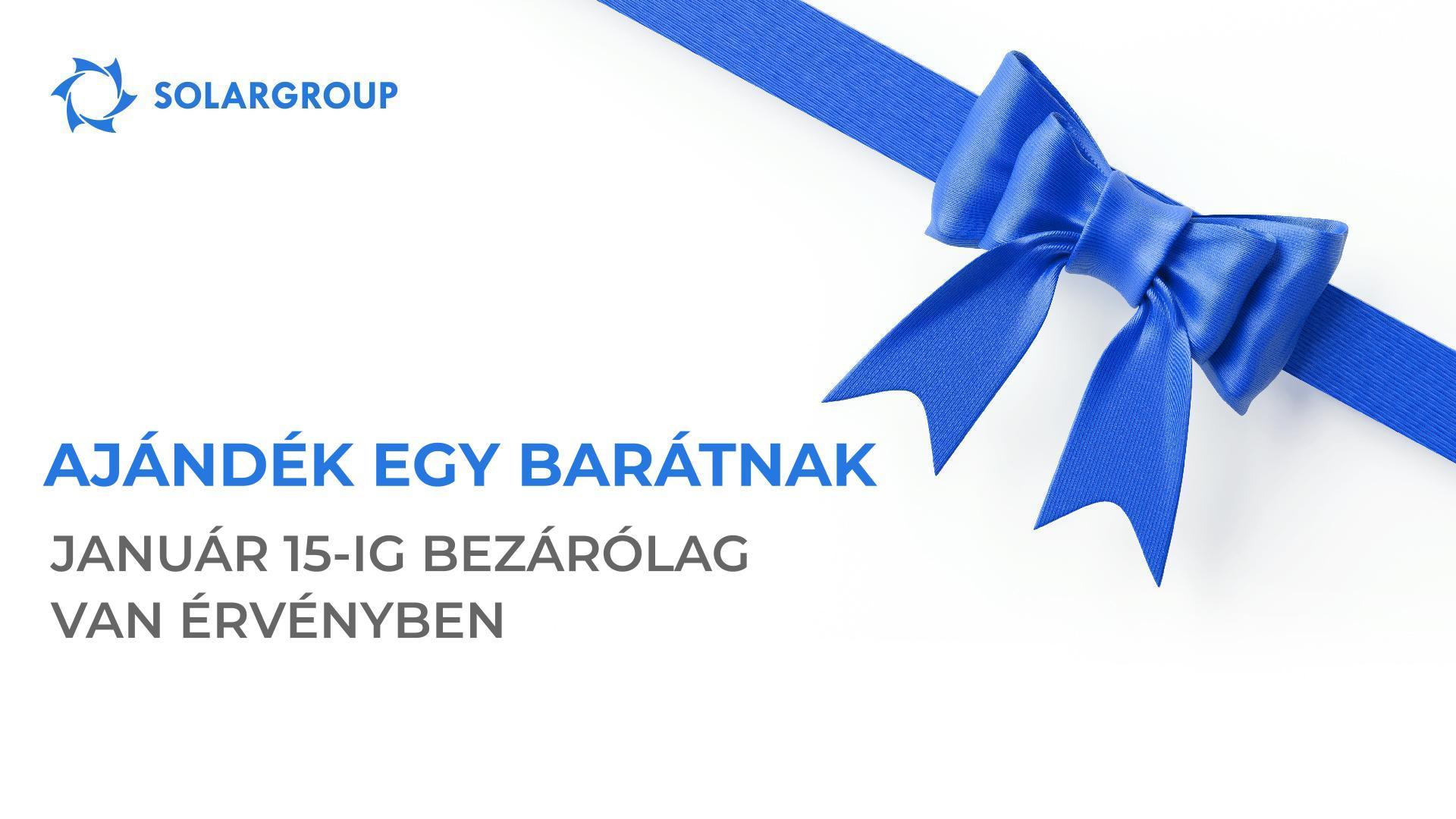 Ajándék egy barátnak: január 16-tól felfüggesztjük az ajánlatot