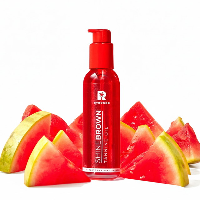 Ulei pentru plajă Shine Brown Watermelon - BYROKKO