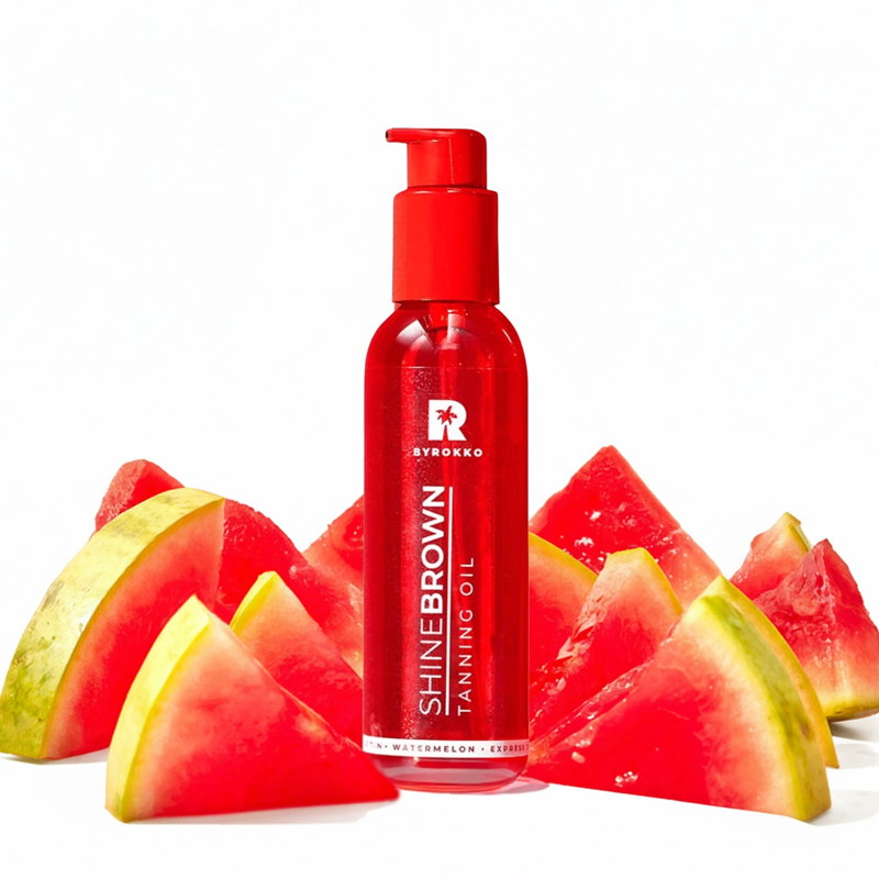 Ulei pentru plajă Shine Brown Watermelon - BYROKKO