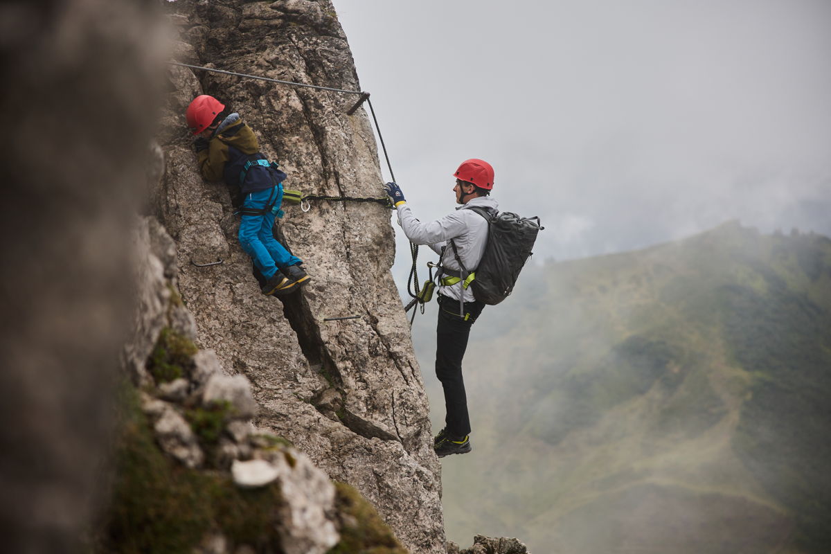Erlebnis Klettersteig für Schulklassen