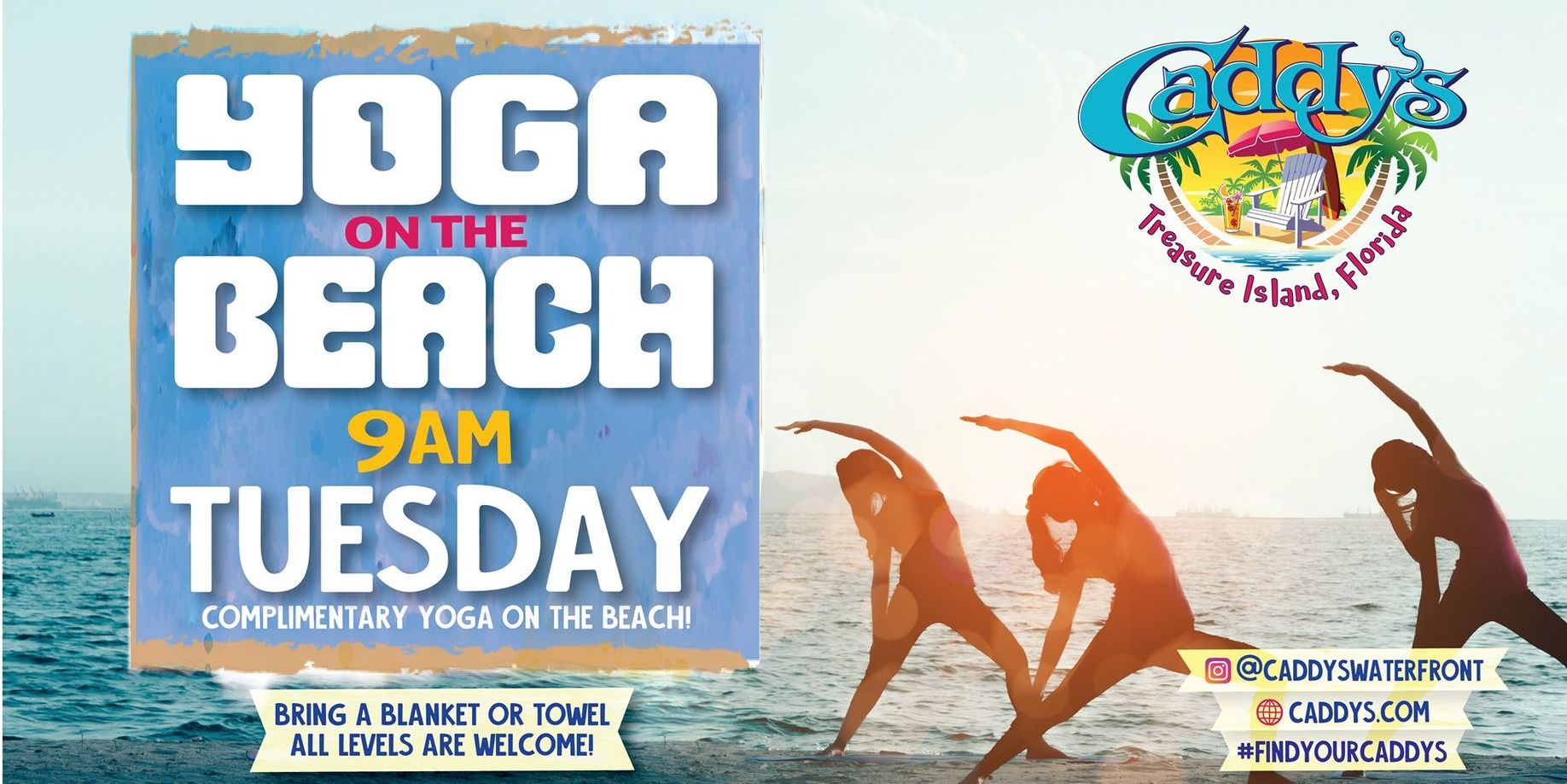 Tuesday Yoga on the Beach promotional image