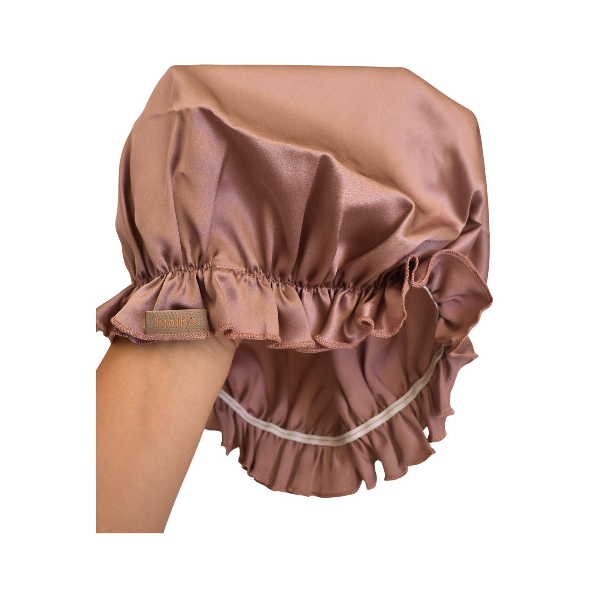 Bonnet Pure Soie -Bois de Rose