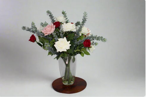Real Touch Roses and Gum in Water - Realistic Artificial Flowers - Image 3