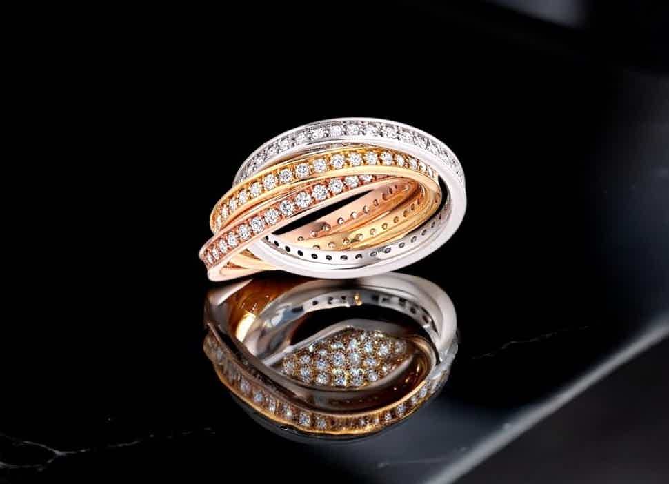 Shop diamond full eternity rings - Pobjoy Diamonds