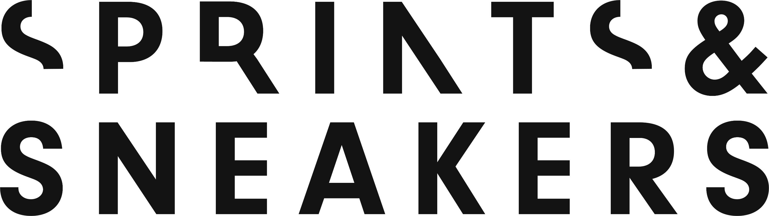 Logo sprints sneakers