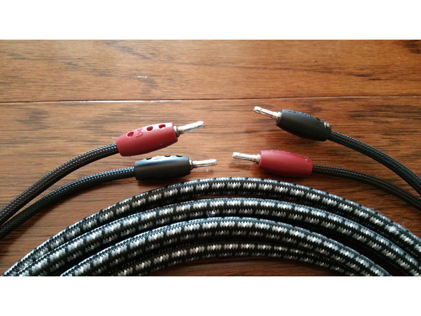 AudioQuest Type 8 Premium Speaker Cables (10ft pair, BFA on both ends)