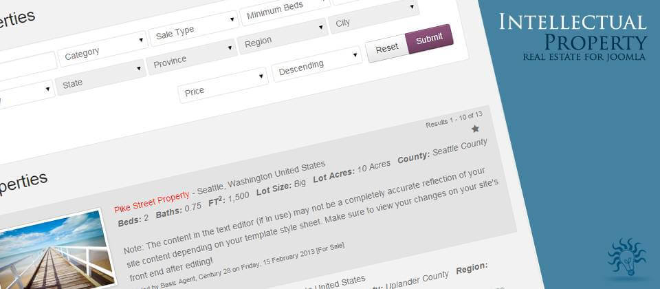 IProperty Real Estate - компонент управления продажей недвижимости