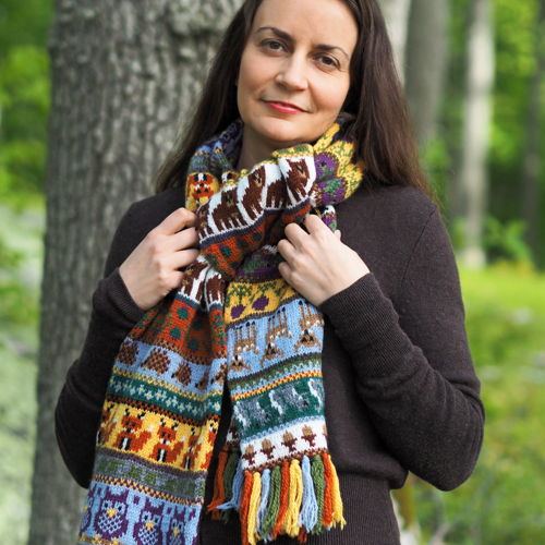 Woodland Critters Scarf