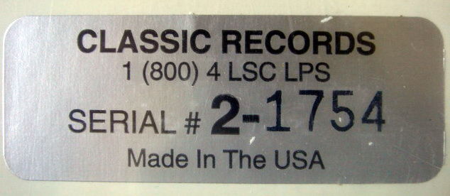 ★Sealed Audiophile 180g★ RCA-Alto Classic Records / - F...