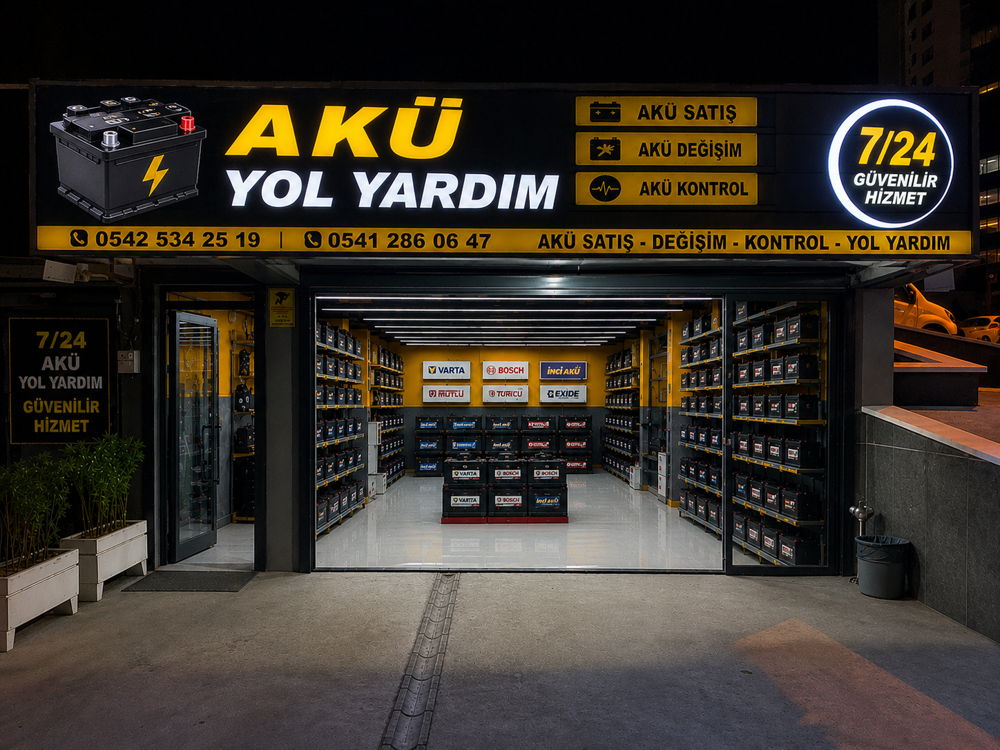 Yerinde oto akü takviyesi ve kablo ile marş basma yardımı
