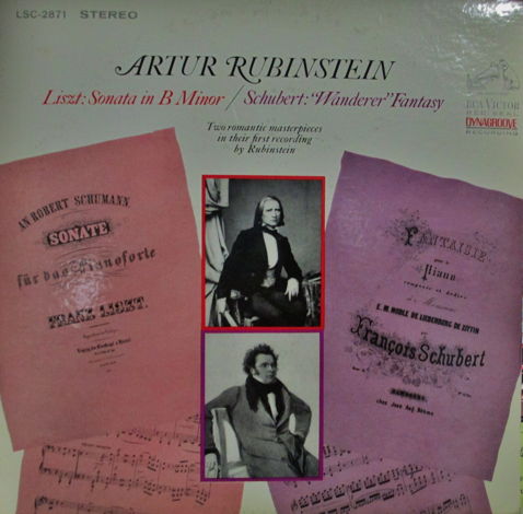 ARTUR RUBNSTEIN (VINTAGE LP) - LISZT & SHUBERT (1966) R...