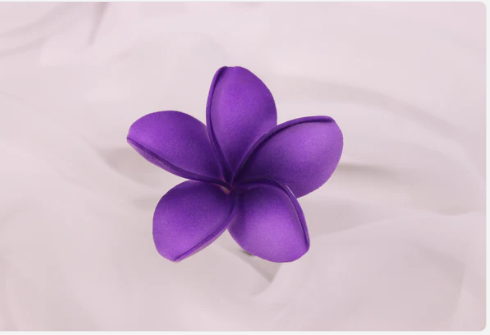 Midnight Bloom Frangipani Real Touch (6 Pack) - Realistic Artificial Flowers