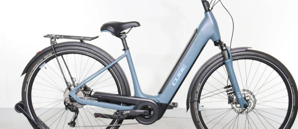 a Cube Supreme Hybrid ONE electric city bike