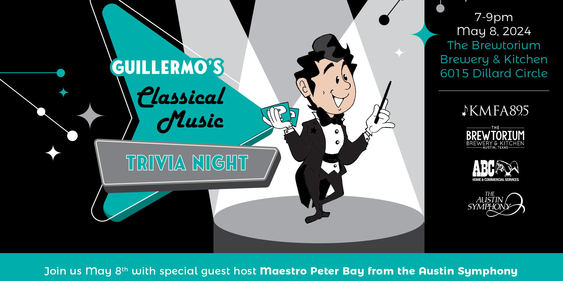 Guillermo's Classical Music Trivia Night with Austin Symphony Orchestra! promotional image