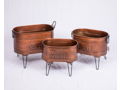 Jaxson Copper Oval Beverage Tub Set with NWTF Logo- Small, Medium & Large