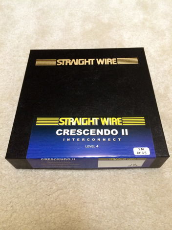 Straightwire Straight Wire Crescendo II 1m balanced pai...