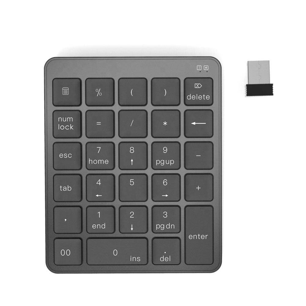 Slim keyboard and numeric keypad