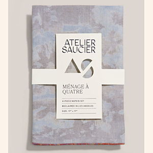 Atelier Saucier Sunrise Linen Napkins, Set of 4