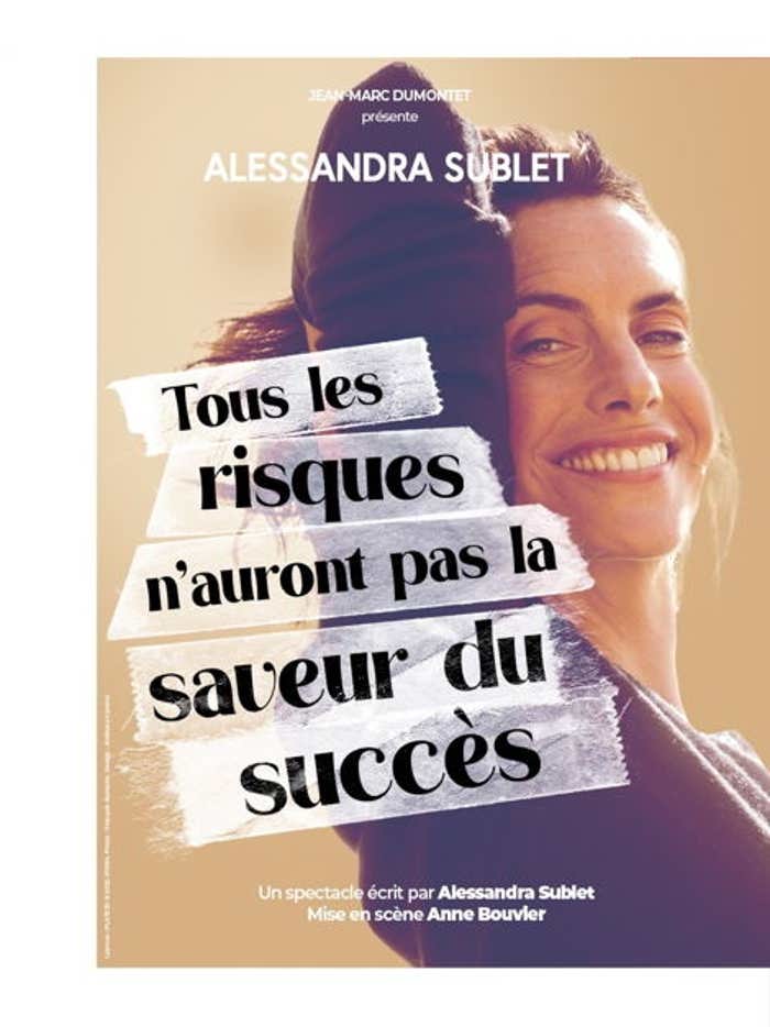 Alessandra Sublet dans Tous les risques n'auront pas la saveur du succès