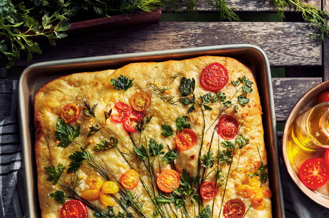 Decorated Focaccia (<i>Focaccia d’Arte</i>)