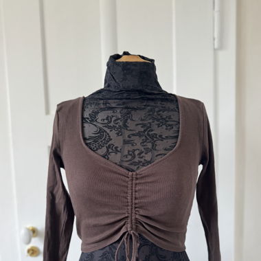 Zara Top Braun