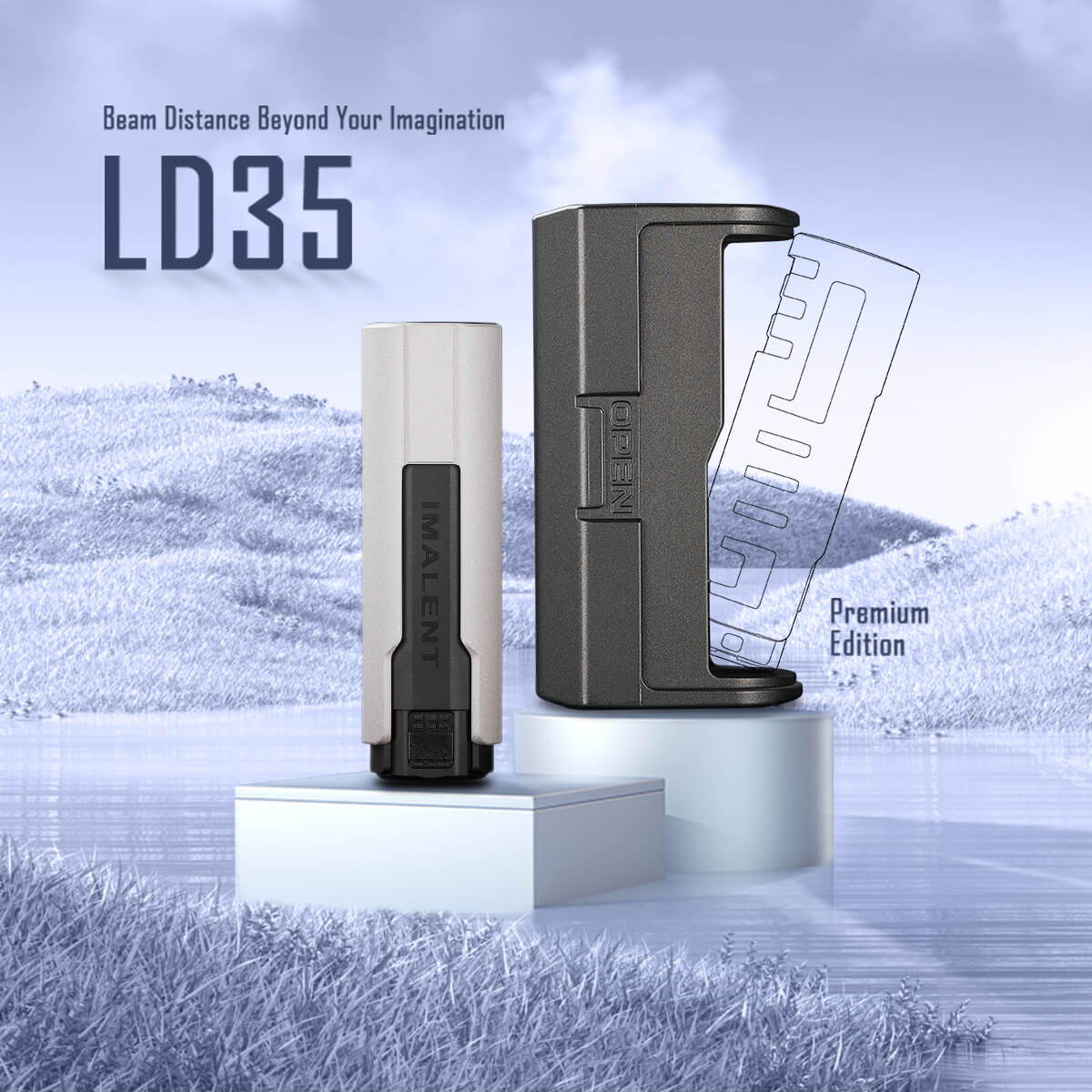 الكشاف IMALENT LD35 القابل لالشحن