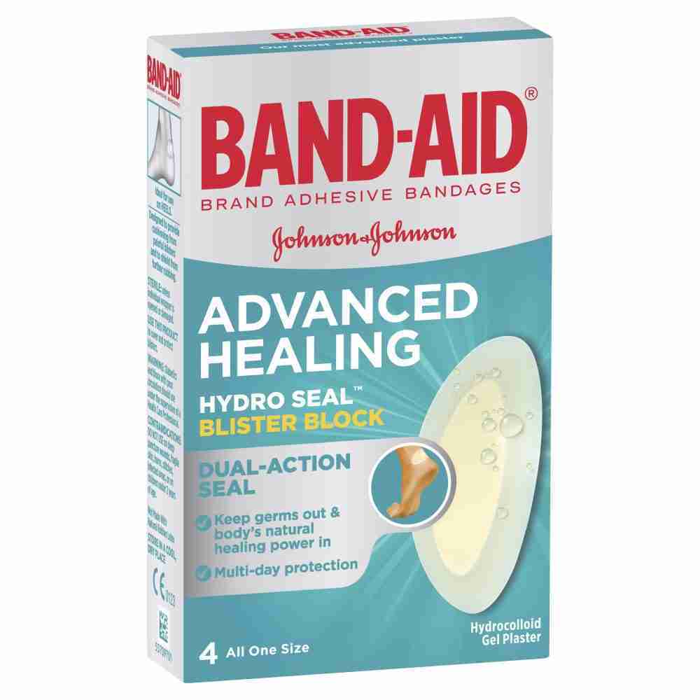 Band-Aid Advanced Healing Hydro Seal Blister Block 4 Pack