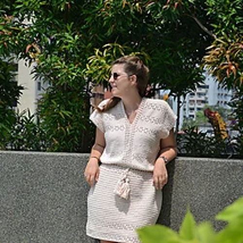Pretty Spring Crochet Dress