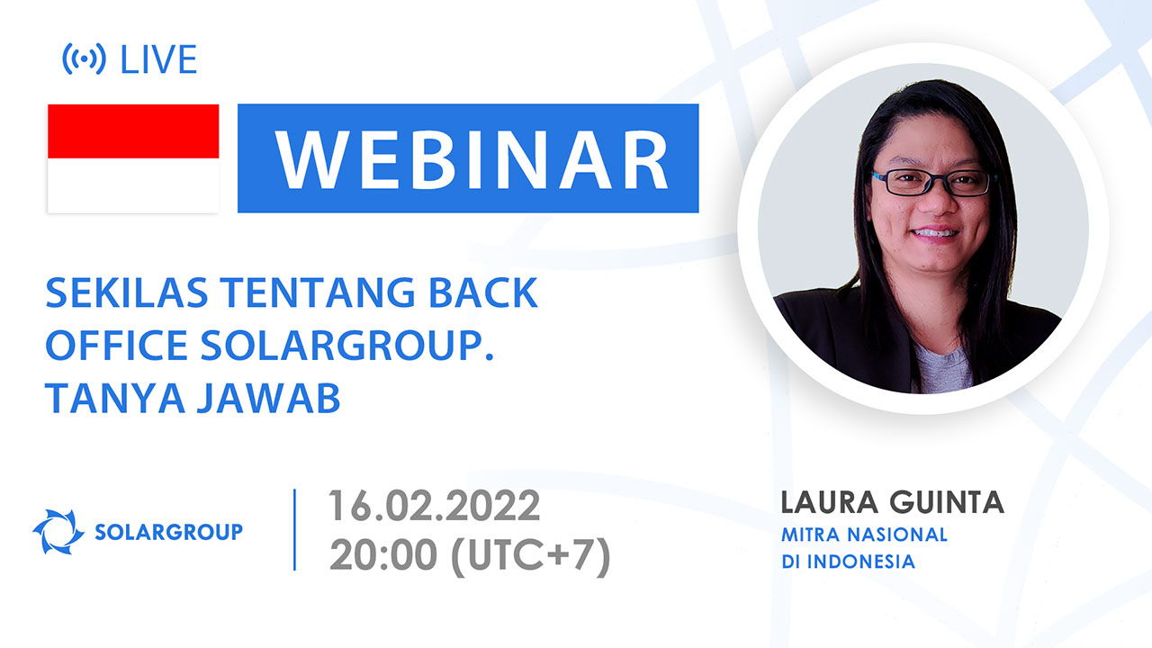 Sekilas tentang back office SOLARGROUP. Tanya Jawab