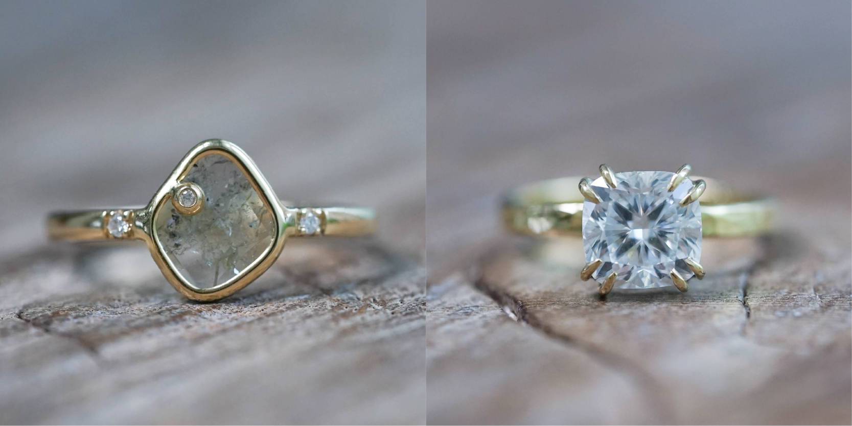 diamond slices vs polished diamonds