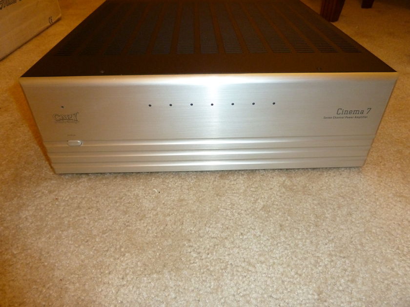 CARY Audio CINEMA 7B Multi-Channel Amplifier Almost NEW