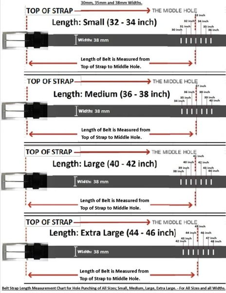 Full Grain Leather Classic Jeans Belt. Style No: 43005 - Image 2