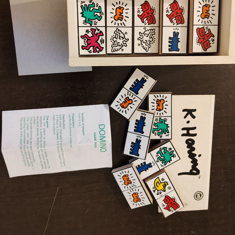 Vend jeu de dominos k. Haring
