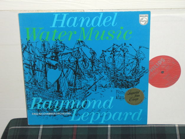 Leppard/ECO - Handel Water Music Philips Import LP 6500