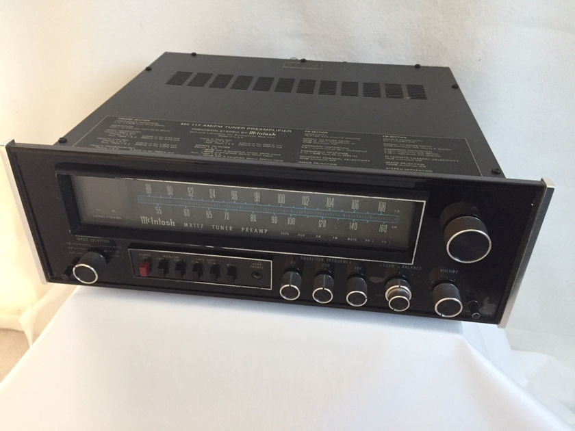 McIntosh MX-117 AM/FM Stereo Tuner-Preamp, Serial # CM 1497