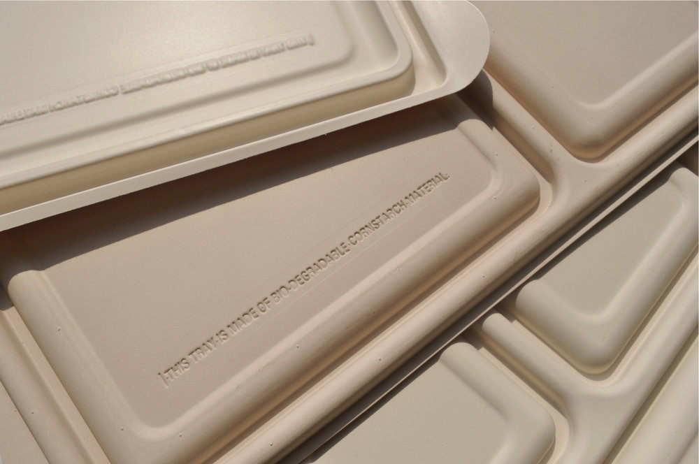 The Dieline Awards 2018 - Sustainable Packaging: Biodegradable Spill-Proof Meal  Tray