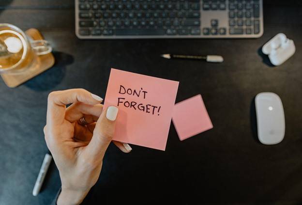Set reminders to help form healthy habits