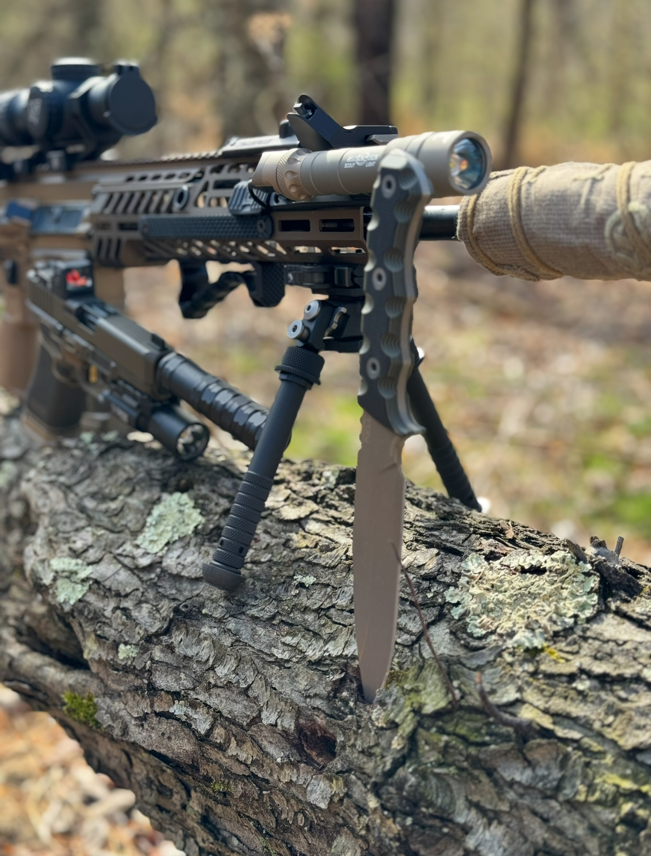 Glock 19X, Sig MCX-SPEAR, Mercenary. The do business squad. – by William
